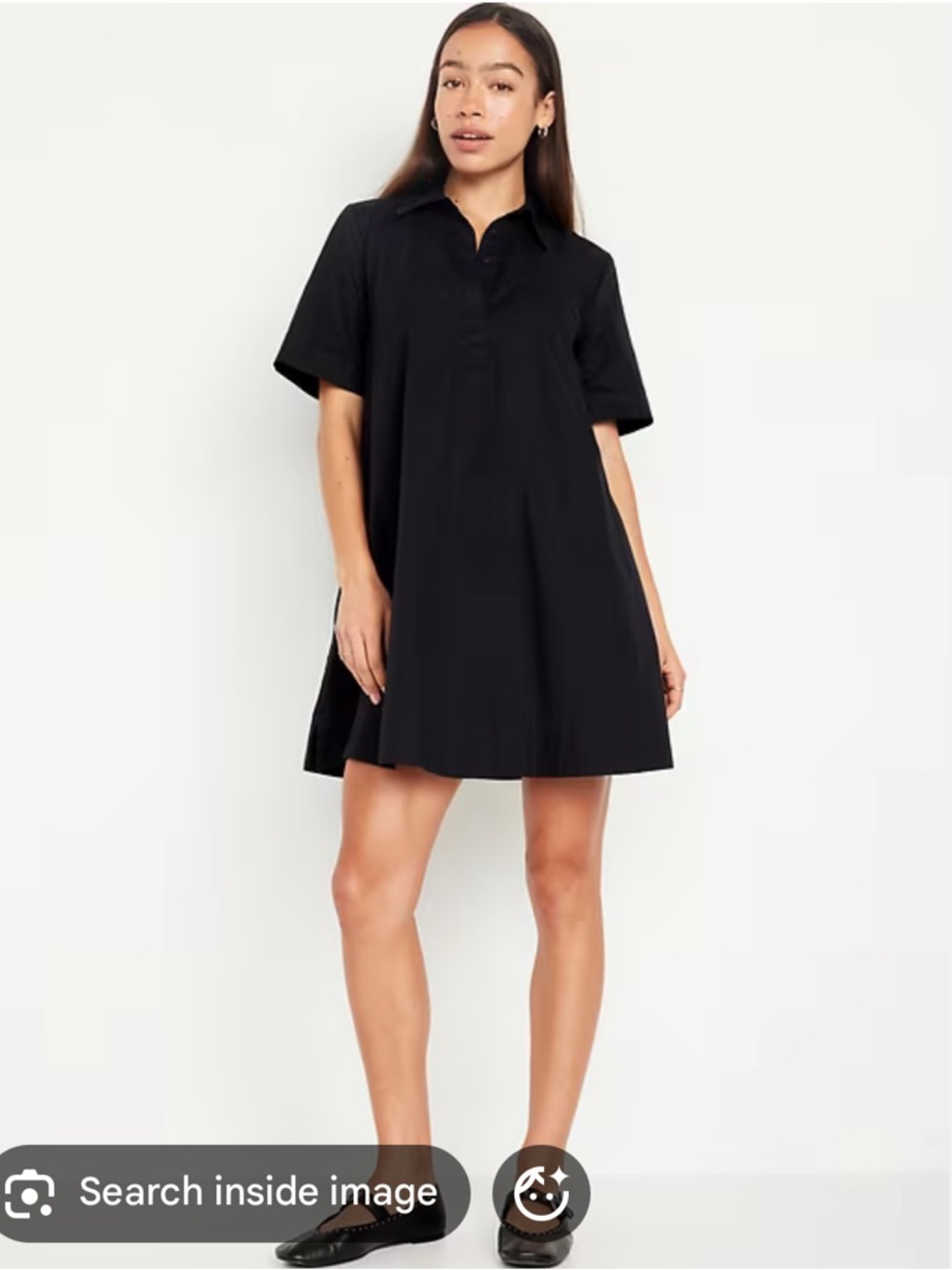 Old Navy Short Sleeve Mini Shirt Dress
